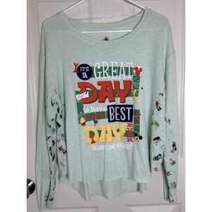 Disney‎ Parks Disneyland Play in the Park Icon Holiday Shirt Women's XS NWT